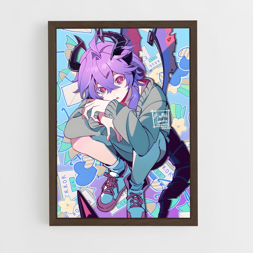 Poster La Plume Enchantée – affiche Genshin impact (vue 5)